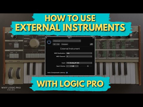 How to Use External MIDI Instruments With Logic Pro