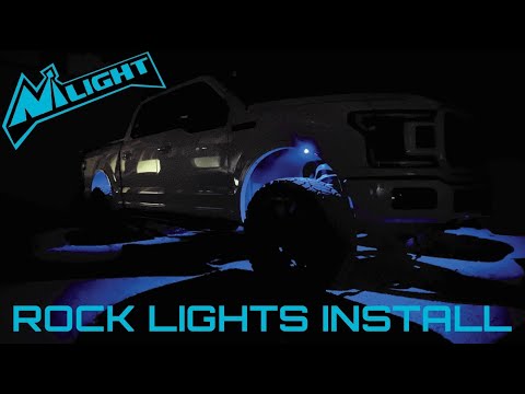 Nilight RGB LED Rock Lights Kit & Wiring Harness Install
