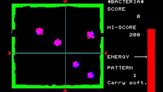 Sharp MZ-2200 Game: Bacteria (1982 Carry Lab)
