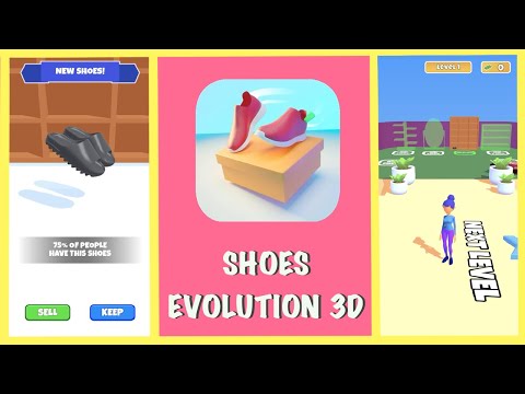Shoes Evolution 3D Gameplay Walkthrough | iOS & Android | by Homa & Play Holding