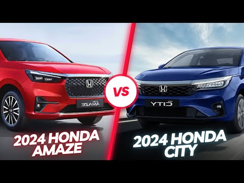 2024 Honda Amaze vs Honda City: Compact Sedan or Premium Sedan? 2024 Comparison