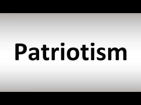 Patriotism, Pronunciation Guide