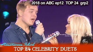Caleb Lee Hutchinson and Bebe Rexha Duet “ Meant To Be”  Top 24 Celebrity Duets American Idol 2018