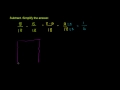 Subtracting Fractions Video Tutorial