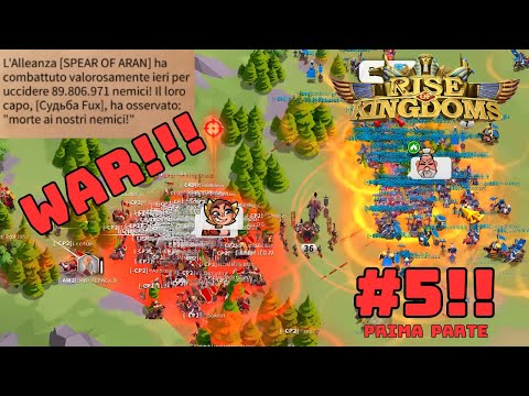 RISE OF KINGDOMS ITA #5 - KVK1 GUERRA INCREDIBILE!! (parte 1)