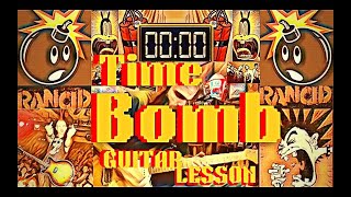 Rancid  "Time Bomb" Ska Punk Guitar Lesson 🎸