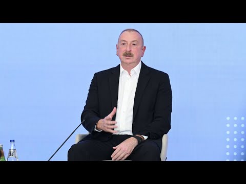 Meeting of the President Ilham Aliyev with the participants of the 2nd Shusha Global Media Forum &raquo; Official web-site of President of Azerbaijan Republic