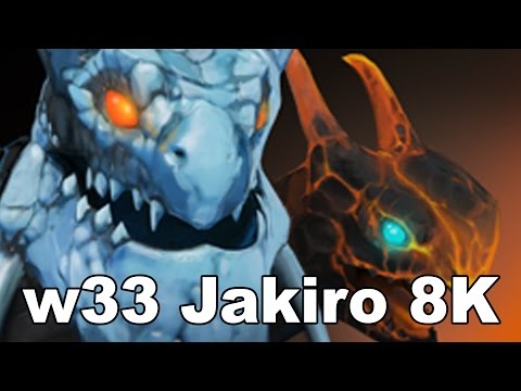 w33 Jakiro 8000 MMR Europe Dota 2
