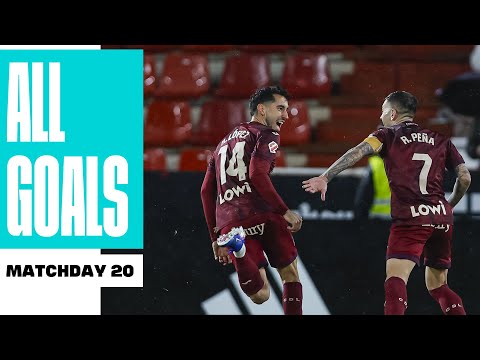 TODOS los GOLES de la JORNADA 20 de LALIGA HYPERMOTION 2025/26