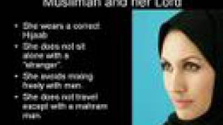 The believing woman is alert.She worships Allah.She regularly prays five times a day.She performs her prayers properly.She...