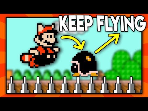 Super Mario Flying Challenges! \ Don't Stop Flying!!
