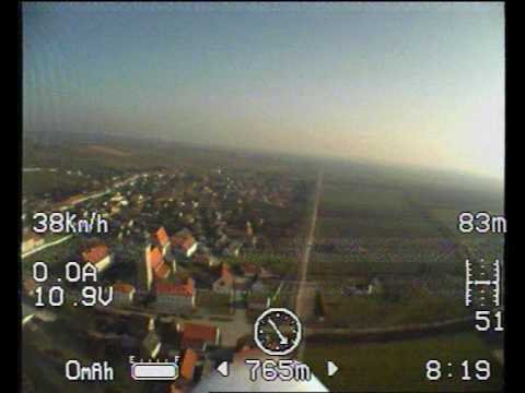 Insane FPV RC Plane Flight! Huge Wind Turbine Crane Train Chase Almost Crash Accident Speed Low Pass