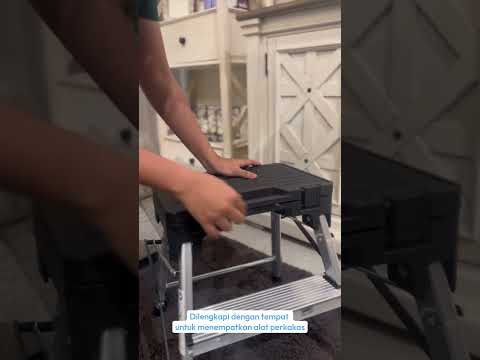 Gambar Fixsteps Tangga Lipat Aluminium 2 Steps 43.8 cm
