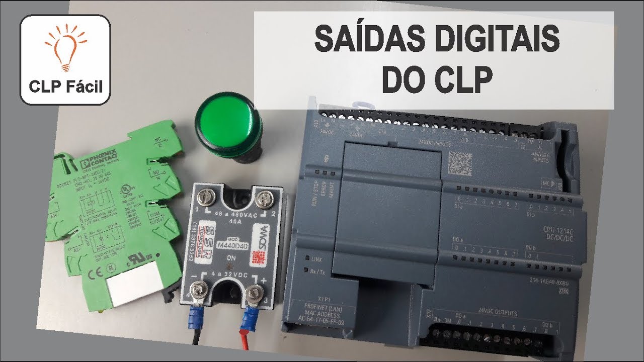 Saída DIGITAL no CLP - Alimentação do Circuito de Saída
