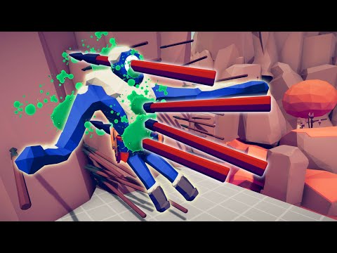 PINNING EVERY SECRET UNIT TO THE CLIFF | TABS - Totally Accurate Battle Simulator