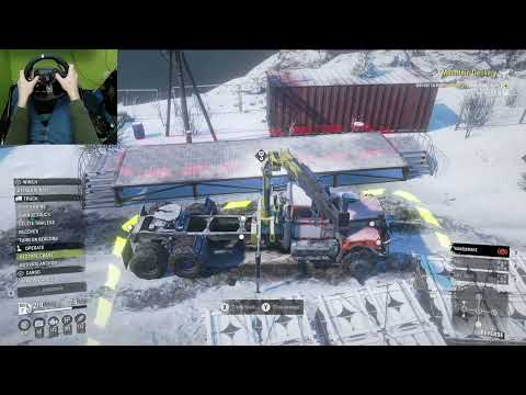 SnowRunner - Hard Mode - Mountain Delivery - Episode 74