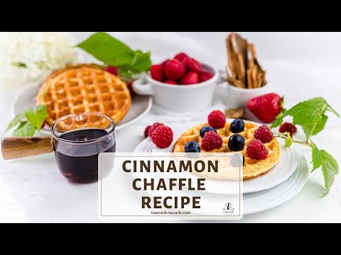 Cinnamon Cream Cheese Sweet Keto Chaffle Recipe