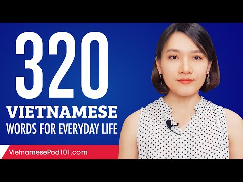 320 Vietnamese Words for Everyday Life - Basic Vocabulary #16