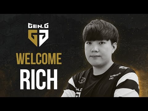 Return of the legend! Gen.G LoL's new mid laner, Rich