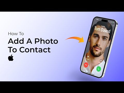 How To Add A Photo To Contact on iPhone?