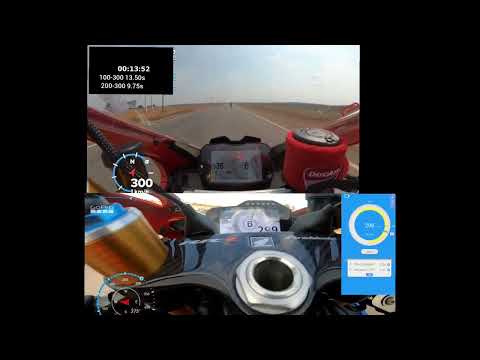 Tuned Ducati V4S vs Tuned Honda CBR1000RR-R fireblade SP acceleration and top speed.