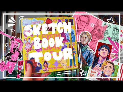It's time for a Sketchbook Tour!! 🎨🖌🌻
