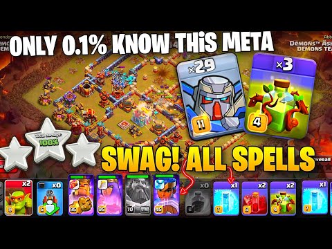 NO ONE KNOW THIS  META| MECHA SPAM WITH 3 OVERGROWTH TH16 ATTACK STRATEGY|MECHA OP  ARMY