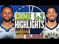 Golden State Warriors VS Indiana Pacers Game 1st 2nd Highlights Jan 10 2025 NBA Season 2024 25