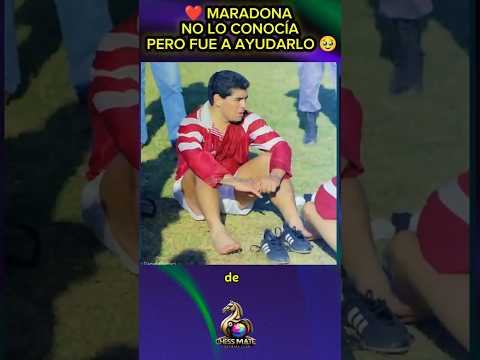 🥹 Maradona no lo conocía… pero hizo algo que emocionó a todos ❤️