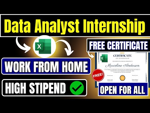 🔴Free Data Analyst Internship | Remote - ( Work from Home ) | Good Stipend + Free Certificate 🔥