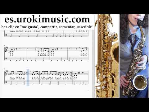 Tutorial de Saxofon (tenor) Childish Gambino - Feels Like Summer Clases Notas um-i927