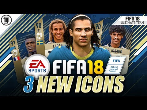 3 NEW PRIME ICONS!!! + REWARDS... FIFA 18 Ultimate Team