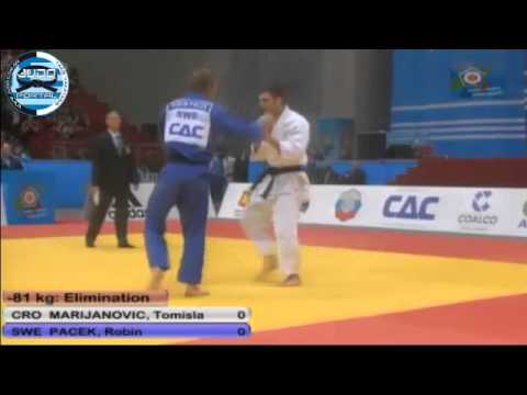 European Judo Championship Chelyabinsk 2012 -81kg MARIJANOVIC (CRO)-PACEK (SWE)