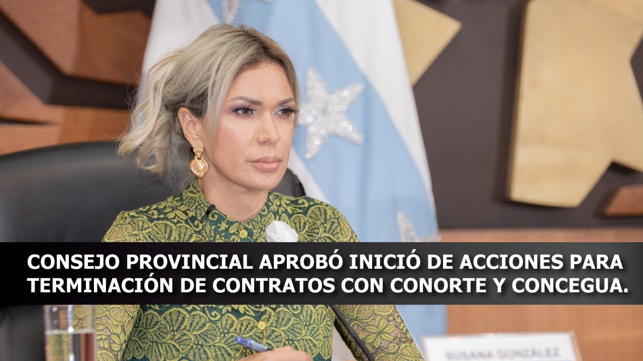 Consejo Provincial aprobó inicio de acciones para terminación de contratos con Conorte y Concegua.