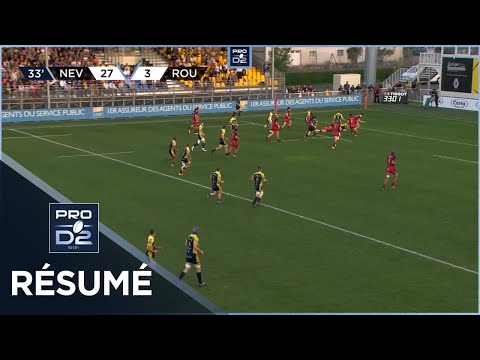PRO D2 - Résumé USON Nevers-Rouen Normandie Rugby: 55-15 - J28 - Saison 2021/2022