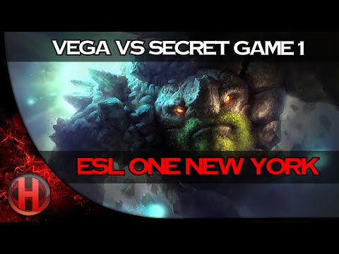 ESL One NEW YORK Grand Finale Secret vs. Vega Game 1