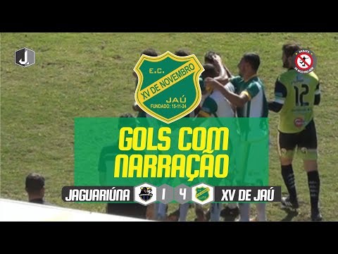 GOLS COM NARRAÇÃO - Jaguariúna 1x4 XV de Jaú - Debate de Bico pro Gôr