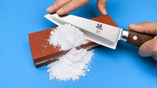Millions of People Don’t Know This Secret! Sharpen a Knife to Razor Sharp in Minutes