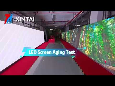 200㎡+ P3.91 Outdoor LED Display – Aging Test & Front Maintenance