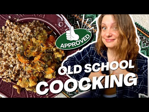 UKRAINIAN GIRL COOKS TRADITIONAL '90S DINNER (Ukrainian food)