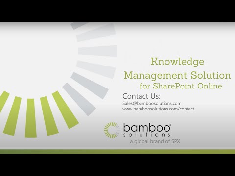 Knowledge Management Solution for SharePoint Online