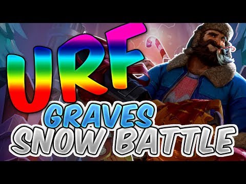 GRAVES URF 2017 BATTLE SNOW - League of Legends URF 2017 - New Summoner Rift Map