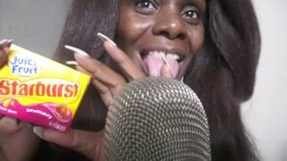 Juicy Fruit ASMR Chewing Gum/Ear To Ear Eating Sounds