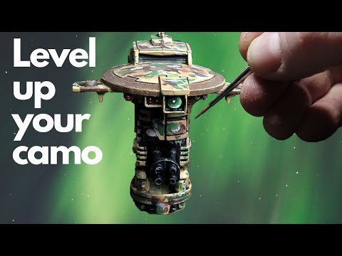 Tau Recon Drone: Learn how to paint complex camouflage