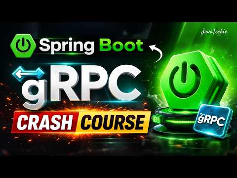 Spring Boot + gRPC Crash Course | Build Ultra-Fast Microservices 🚀