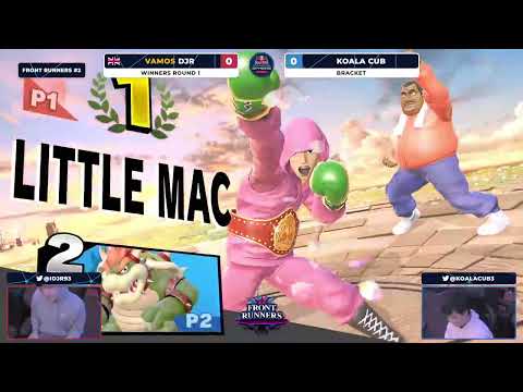 FRONT RUNNERS #2 - Winners Round 1 - DJR (Little Mac) v koala cub (Bowser) - SSBU