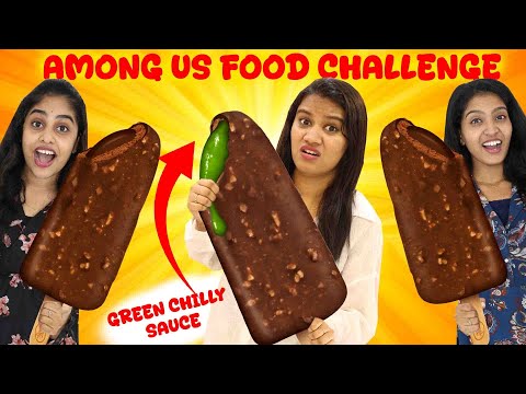 AMONG US FOOD CHALLENGE PART 2 😂 | WEIRDEST FOOD COMBINATION EVER 🤣 | PULLOTHI