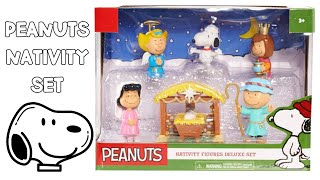 Peanuts Nativity Set (Toy Review)