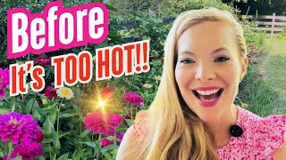 🌸🌱Planting The Biggest Best Zinnia Varieties And A Vegetable Garden Makeover