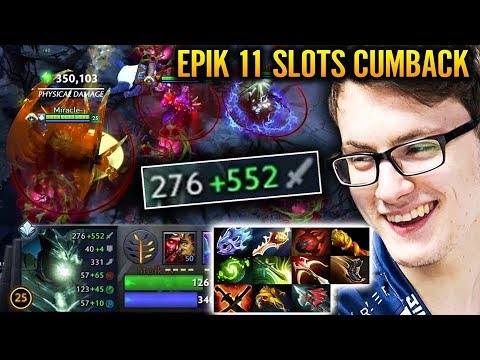 BEST COMEBACK of MIRACLE 7.20 Epic Pro 11Slot Craziest Terroblade GAMEPLAY Most IMBA META